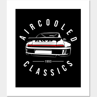 911 933 RWB Aircooled JDM Oldschool Tuning Car Posters and Art